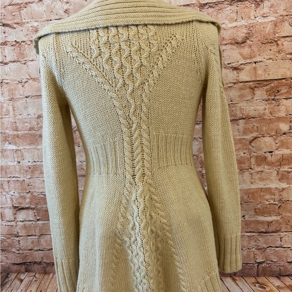 Anthropologie Angel of the North blanched and belted cardigan - Picture 7 of 9